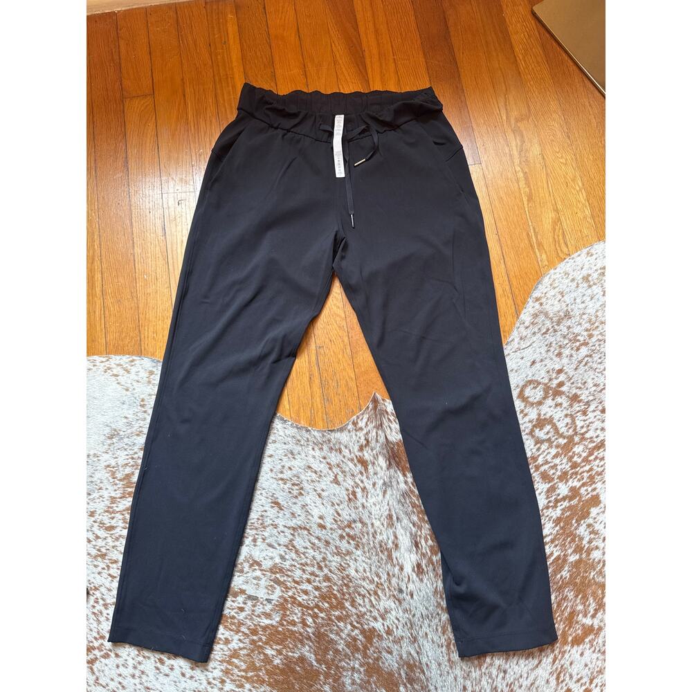 Lululemon On The Fly Pant Woven 28" Black Jogger Sz 6